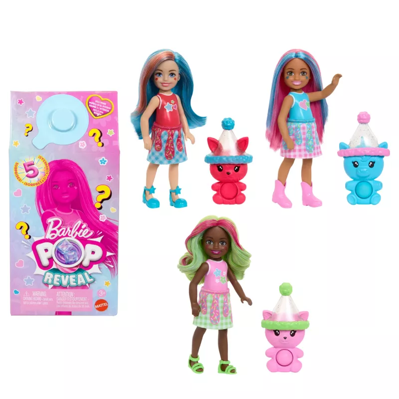 Lalka modowa Mattel Barbie Pop Reveal JCN90 Wielokolorowa