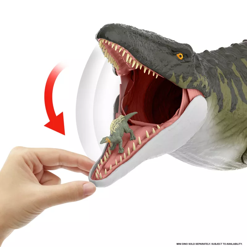Jurassic World Rebirth Super Colossal Mosasaurus, figurka akcji, dinozaur, zabawka