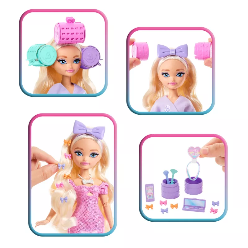Lalka modowa Barbie Dream Besties Malibu z niespodziankowymi akcesoriami i ponad 15 stylizacjami