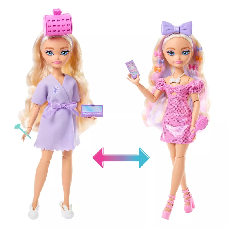 Lalka modowa Barbie Dream Besties Malibu z niespodziankowymi akcesoriami i ponad 15 stylizacjami