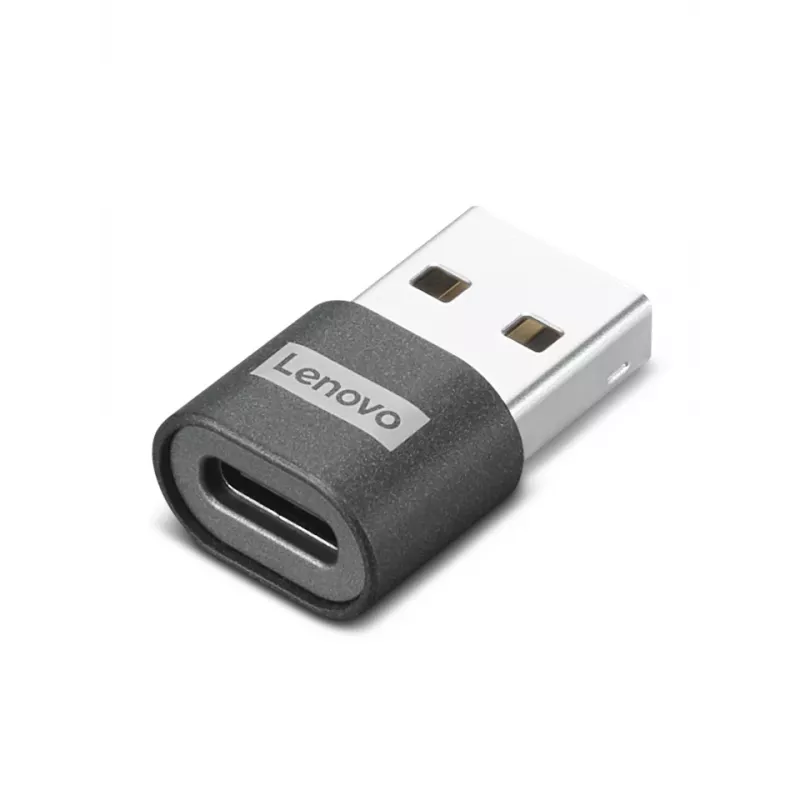 Lenovo 4X91C99226 adapter zmiany płci złącza USB-C USB-A Czarny