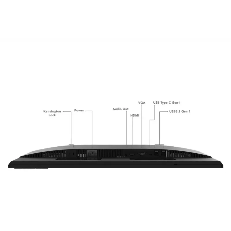 27-calowy monitor LED Lenovo L27M-30, 1920×1080 Full HD, IPS, 6 ms, 250 cd/m², hub USB 3.2, głośniki, VESA, srebrny/czarny