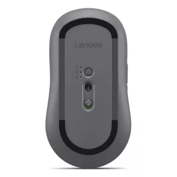 Bezprzewodowa symetryczna mysz Lenovo Yoga Office Bluetooth 5.3 Optyczna 4000 DPI, 8 przycisków, szara, bateria AA