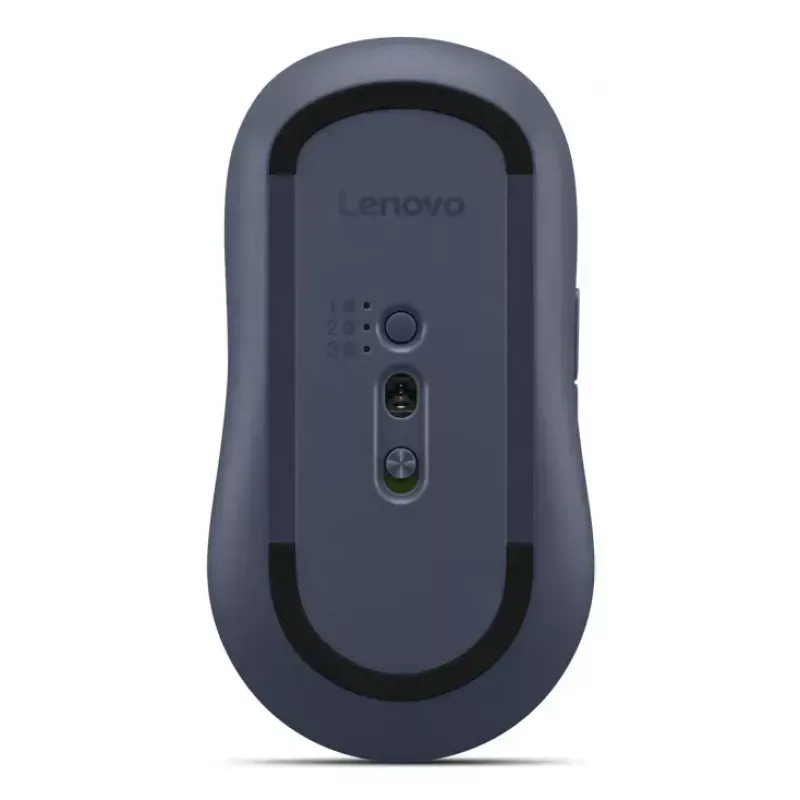 Bezprzewodowa symetryczna optyczna mysz Bluetooth Lenovo Yoga — 4000 DPI, 8 przycisków, niebieska