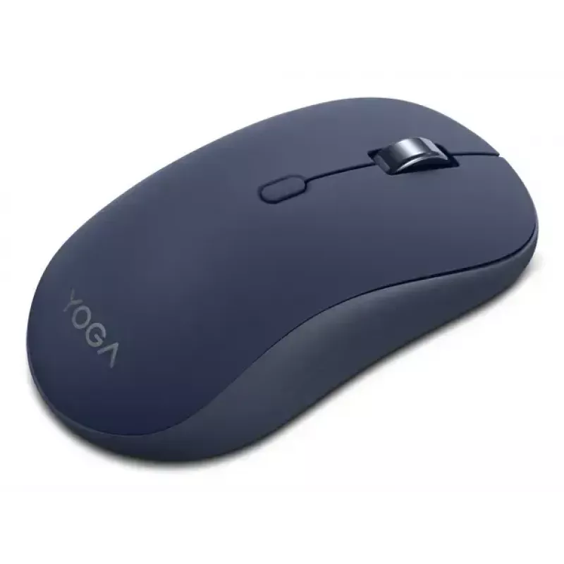 Bezprzewodowa symetryczna optyczna mysz Bluetooth Lenovo Yoga — 4000 DPI, 8 przycisków, niebieska