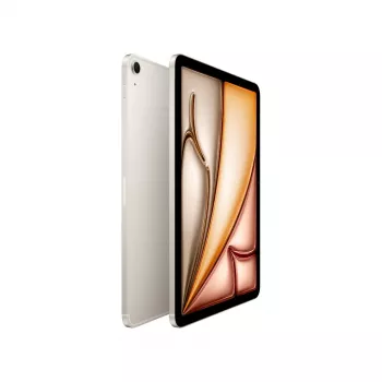 Tablet Apple iPad Air 5G M4 128 GB, 11 cali (27,9 cm), 12 GB RAM, Wi‑Fi 7, iPadOS 26, beżowy
