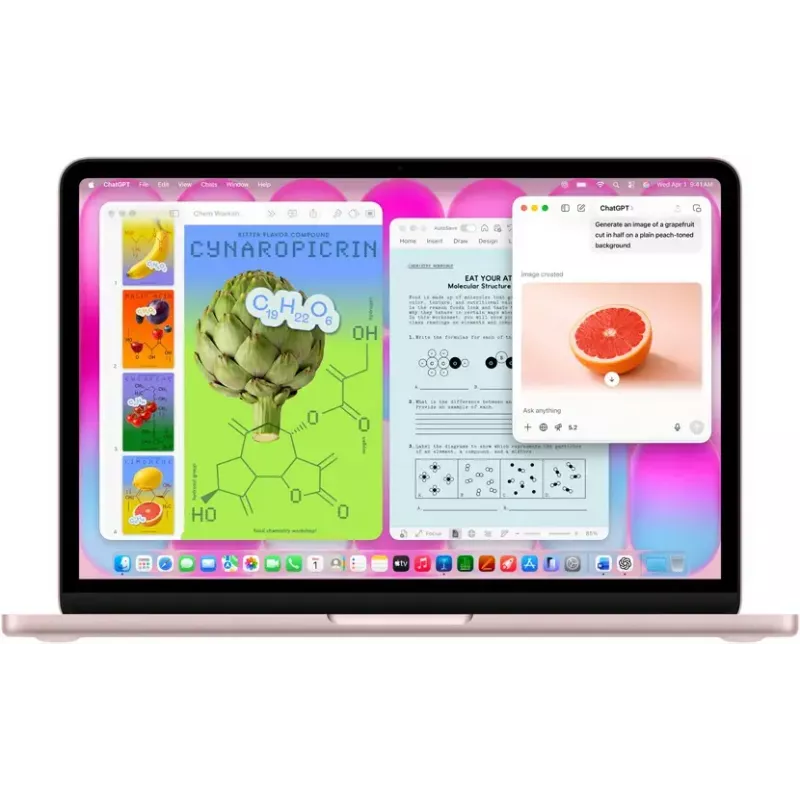 Laptop Apple MacBook Neo 13-calowy — A18 Pro 6-rdzeniowy CPU / 5-rdzeniowy GPU, 8GB RAM, 512GB SSD, Touch ID, limonkowy