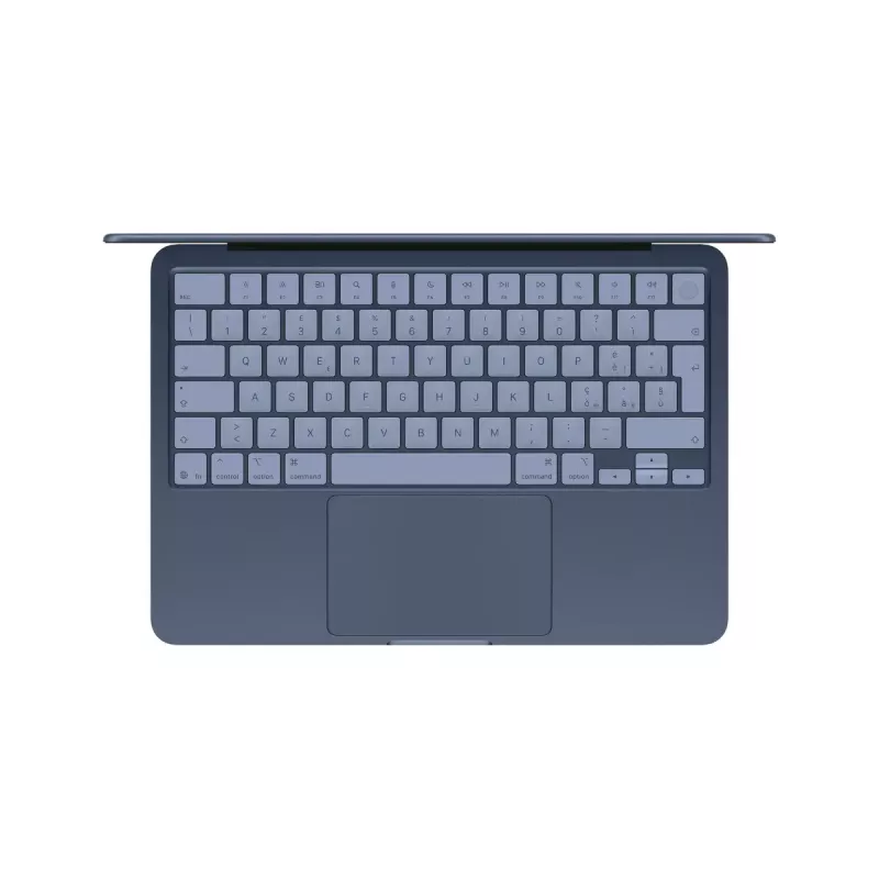 Laptop Apple MacBook Neo 13-calowy z A18 Pro 6-rdzeniowym CPU, 5-rdzeniowym GPU, 8 GB RAM, 512 GB SSD, Touch ID, Indygo