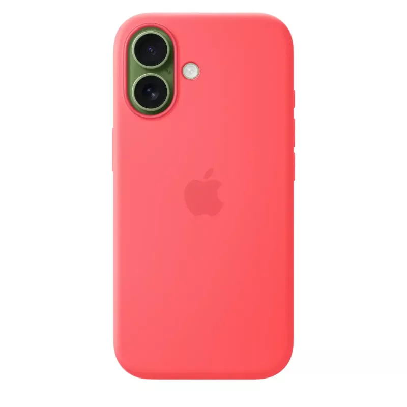Silikonowe etui z MagSafe do Apple iPhone 17 — Bright Guava, pasuje do ekranu 6,3 cala (16 cm)