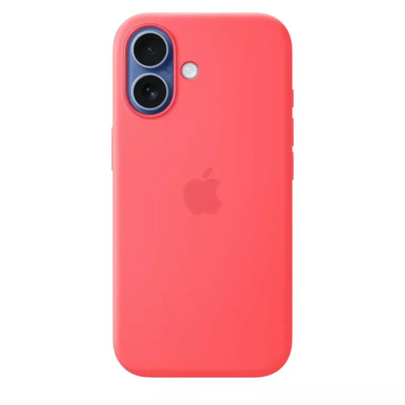 Silikonowe etui z MagSafe do Apple iPhone 17 — Bright Guava, pasuje do ekranu 6,3 cala (16 cm)