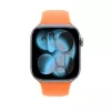 Pasek sportowy do Apple Watch 46 mm — Clementine (pomarańczowy), rozmiar S/M, nadgarstek 140–190 mm