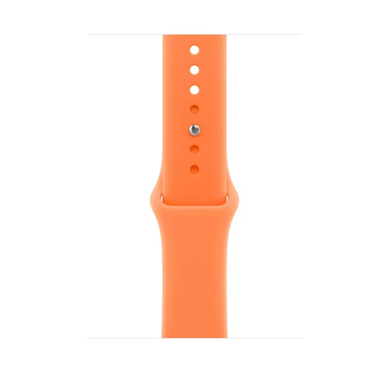 Pasek sportowy do Apple Watch 46 mm — Clementine (pomarańczowy), rozmiar S/M, nadgarstek 140–190 mm