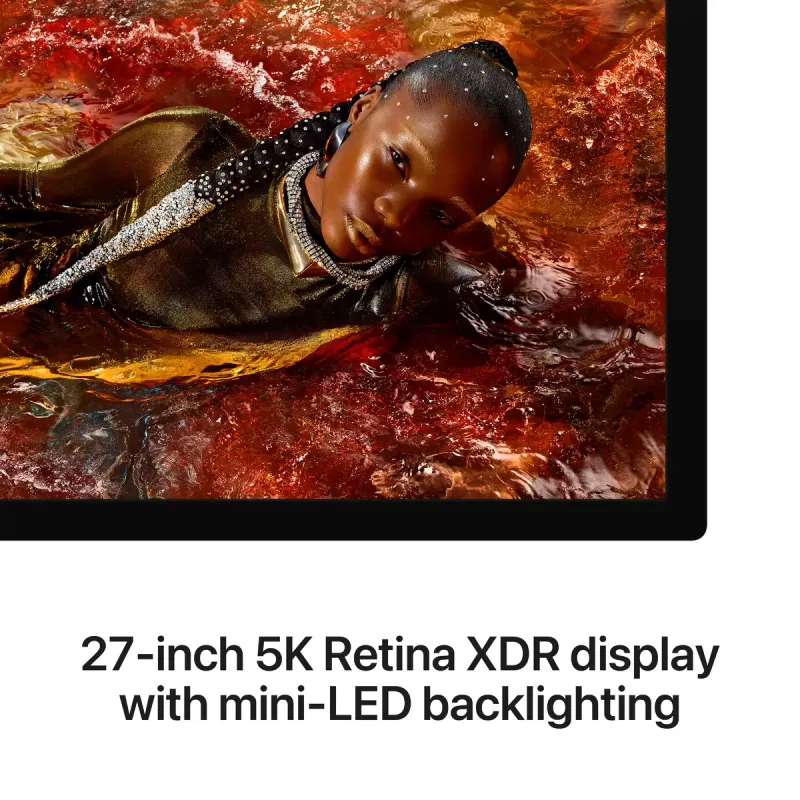 Monitor Apple Studio Display XDR — 27 cali 5K (5120×2880), LED, szkło nano-teksturowe, podstawa z regulacją pochylenia i wysokości, srebrny