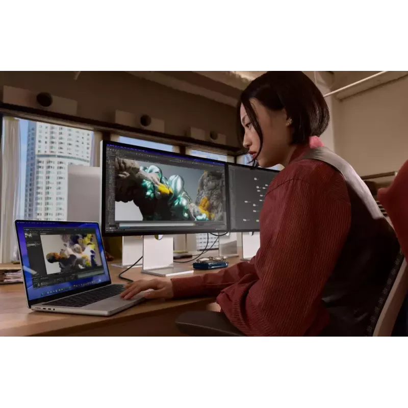 Monitor Apple Studio Display XDR — 27 cali 5K (5120×2880), LED, szkło nano-teksturowe, podstawa z regulacją pochylenia i wysokości, srebrny