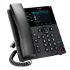 HP Poly VVX 350 6-liniowy telefon IP z obsługą PoE, telefon IP, czarny, słuchawka przewodowa, 6 linii, LCD, 8.89 cm (3.5 cala)