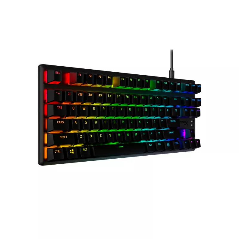 HyperX Alloy Origins Core PBT HX Aqua - mechaniczna klawiatura gamingowa