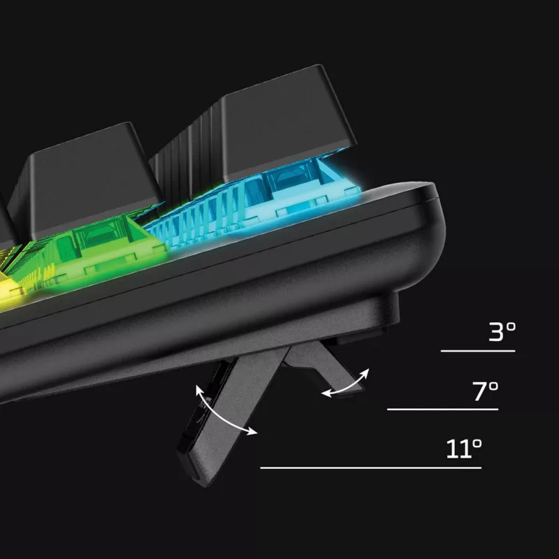 HyperX Alloy Origins Core PBT HX Aqua - mechaniczna klawiatura gamingowa