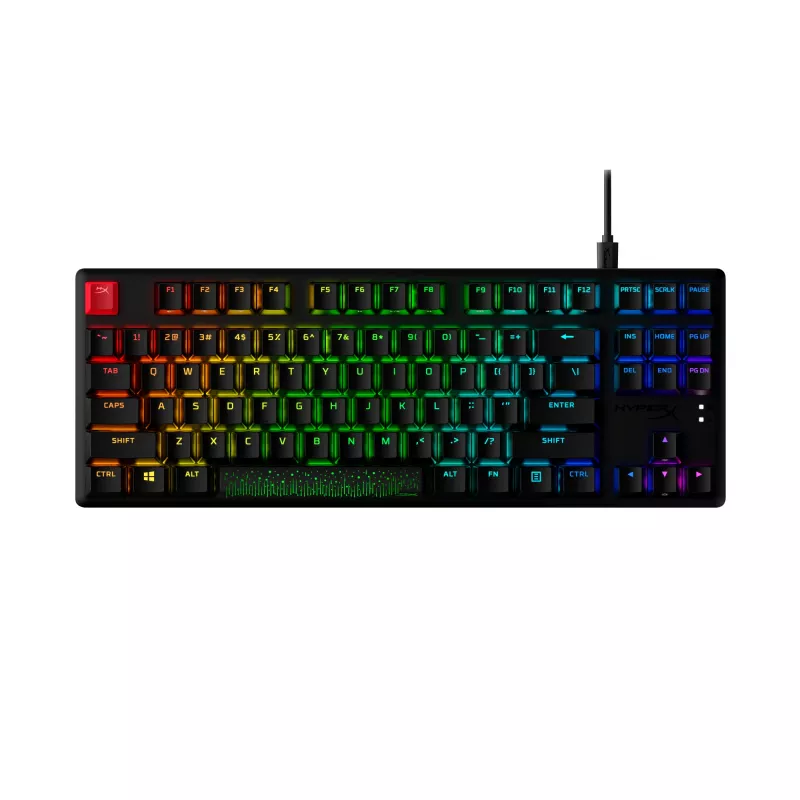 HyperX Alloy Origins Core PBT HX Aqua - mechaniczna klawiatura gamingowa