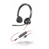HP Poly Poly Blackwire 3325 USB-A Zestaw słuchawkowy, Przewodowy, Biuro/Call center, 130 g, Zestaw słuchawkowy, Czarny