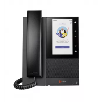HP Poly CCX 505 Business Media Phone dla Microsoft Teams z obsługą PoE