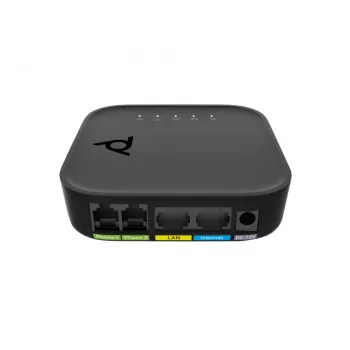 Adapter portów głosowych POLY ATA 402 2FXS VoIP z Open SIP, G.711/OPUS, zasilanie DC, wejście AC 100–240V
