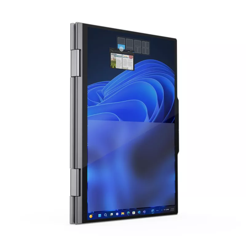 Lenovo ThinkPad X1 2-in-1 Gen 9 Intel Core Ultra 7 155U Hybrid (2-in-1) 35,6 cm (14 cali) Dotykowy WUXGA 16 GB LPDDR5x-SDRAM 512 GB SSD Wi-Fi 6E (802.11ax) Windows 11 Pro Niemiecki Szary