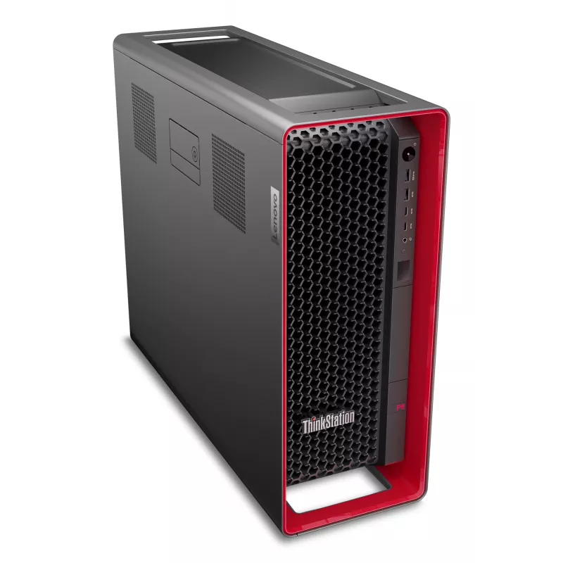 Lenovo ThinkStation P8 AMD Ryzen Threadripper PRO 7945WX 64 GB DDR5-SDRAM 1 TB SSD Windows 11 Pro Tower Stacja robocza Czarny