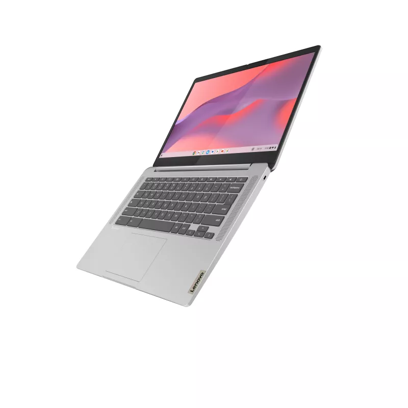 Lenovo IdeaPad cienki 3 Chrome 14M868 MediaTek Kompanio 520 Chromebook 35,6 cm (14 cali) Full HD 4 GB LPDDR4x-SDRAM 128 GB eMMC Wi-Fi 6 (802.11ax) ChromeOS German szary