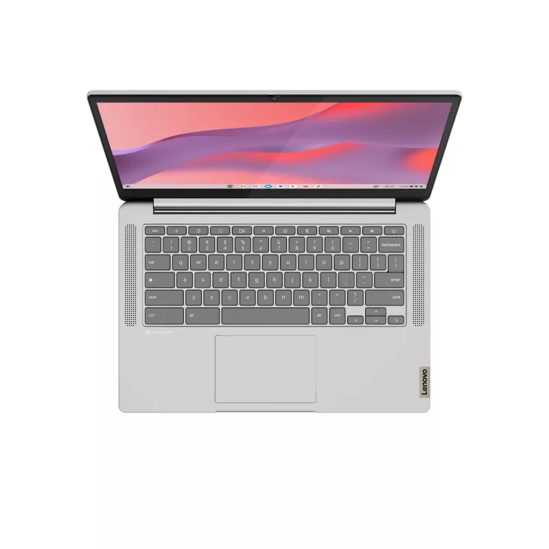 Lenovo IdeaPad cienki 3 Chrome 14M868 MediaTek Kompanio 520 Chromebook 35,6 cm (14 cali) Full HD 4 GB LPDDR4x-SDRAM 128 GB eMMC Wi-Fi 6 (802.11ax) ChromeOS German szary