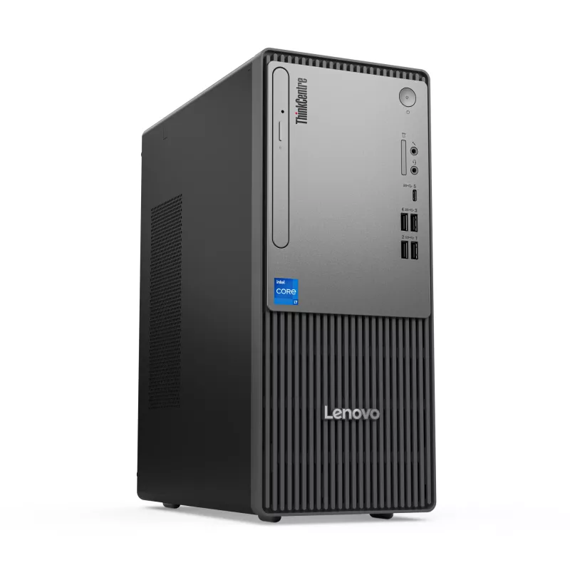 Lenovo ThinkCentre neo 50t Gen 5 Intel® Core™ i3 i3-14100 8 GB DDR5-SDRAM 256 GB SSD Windows 11 Pro Tower PC Czarny