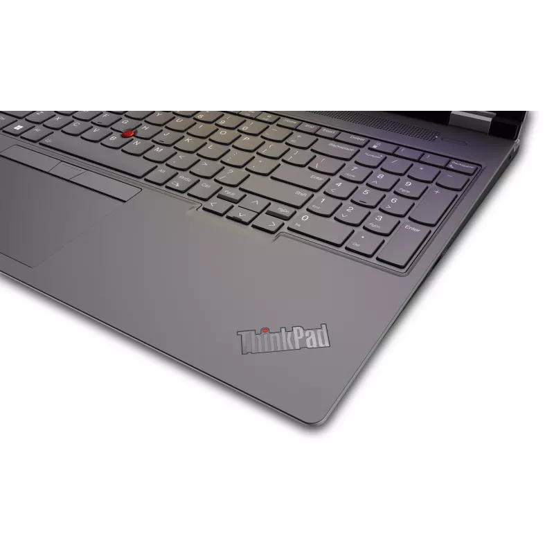 Lenovo ThinkPad P16 Gen 2 Intel® Core™ i7 i7-14700HX Mobilna stacja robocza 40,6 cm (16 cali) WUXGA 32 GB DDR5-SDRAM 1 TB SSD Intel Arc Pro A30M Wi-Fi 6E (802.11ax) Windows 11 Pro Niemiecki Czarny