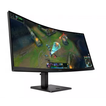 HP OMEN LCD 34c G2 curved VA 34 86,4 cm WQHD 3440x1440 1ms 185 Hz 400 nitów 2xHDMI DP VESA monitor komputerowy 86,4 cm (34 cale) 3440 x 1440 pikseli Wide Quad HD Czarny