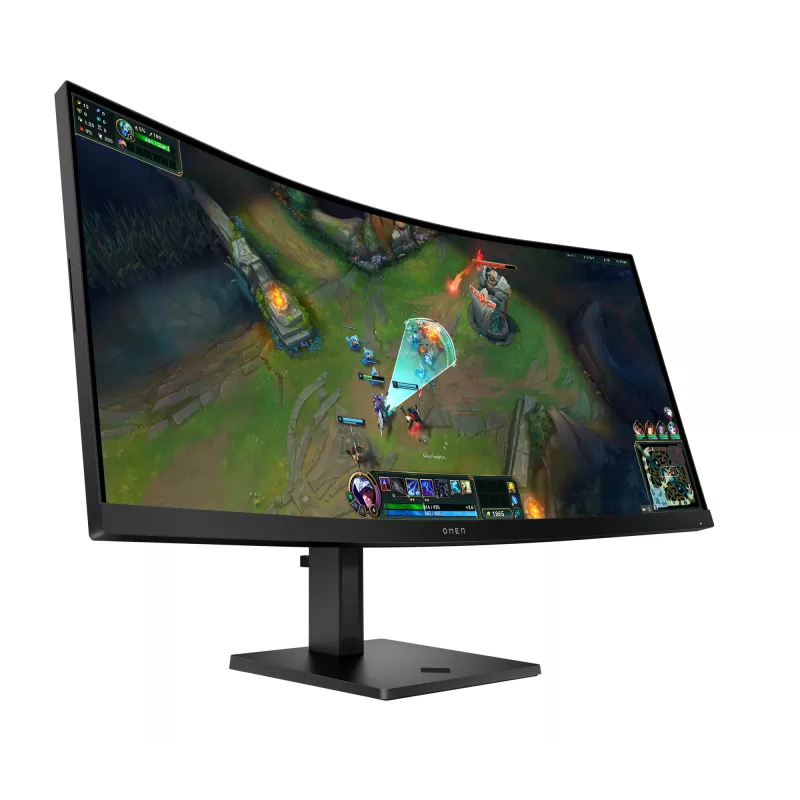HP OMEN LCD 34c G2 curved VA 34 86,4 cm WQHD 3440x1440 1ms 185 Hz 400 nitów 2xHDMI DP VESA monitor komputerowy 86,4 cm (34 cale) 3440 x 1440 pikseli Wide Quad HD Czarny