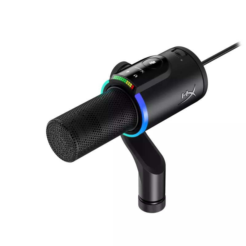 HyperX FlipCast – dynamiczny mikrofon USB/XLR (czarny), mikrofon dynamiczny, -10 dB, 20–20000 Hz, 0,05%, 1 Ω, 192 kHz