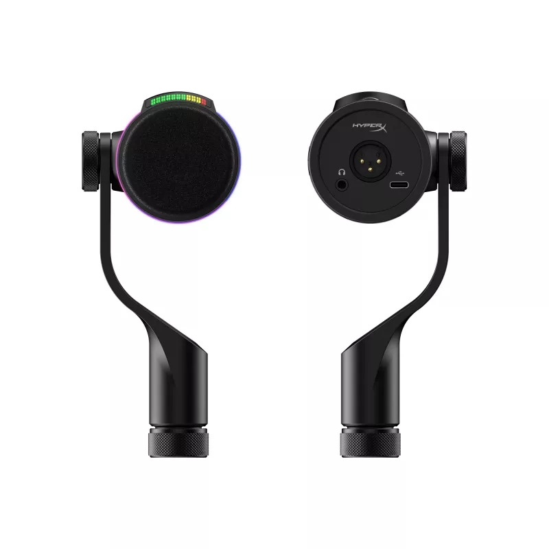 HyperX FlipCast – dynamiczny mikrofon USB/XLR (czarny), mikrofon dynamiczny, -10 dB, 20–20000 Hz, 0,05%, 1 Ω, 192 kHz