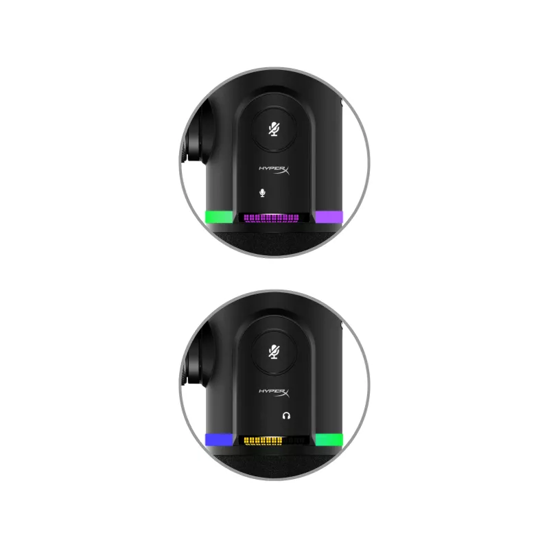 HyperX FlipCast – dynamiczny mikrofon USB/XLR (czarny), mikrofon dynamiczny, -10 dB, 20–20000 Hz, 0,05%, 1 Ω, 192 kHz