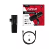 HyperX FlipCast – dynamiczny mikrofon USB/XLR (czarny), mikrofon dynamiczny, -10 dB, 20–20000 Hz, 0,05%, 1 Ω, 192 kHz