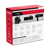 HyperX FlipCast – dynamiczny mikrofon USB/XLR (czarny), mikrofon dynamiczny, -10 dB, 20–20000 Hz, 0,05%, 1 Ω, 192 kHz