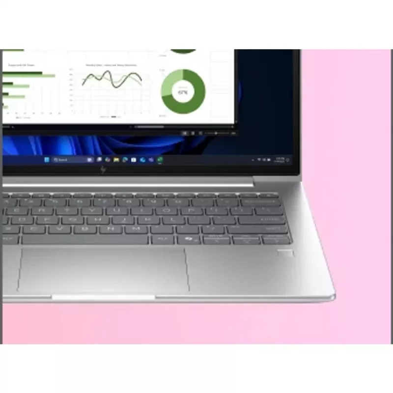 HP EliteBook 6 G1i Intel Core Ultra 5 225U Laptop 35,6 cm (14 cali) WUXGA 16 GB DDR5-SDRAM Wi-Fi 7 (802.11be) Windows 11 Pro AI PC Srebrny