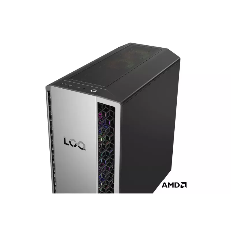 Wieża desktop Lenovo LOQ 26ADR10 — AMD Ryzen 7 8745HX, 32 GB DDR5 (2×16 GB), 1 TB, NVIDIA GeForce RTX 5060 Ti, Windows 11 Home