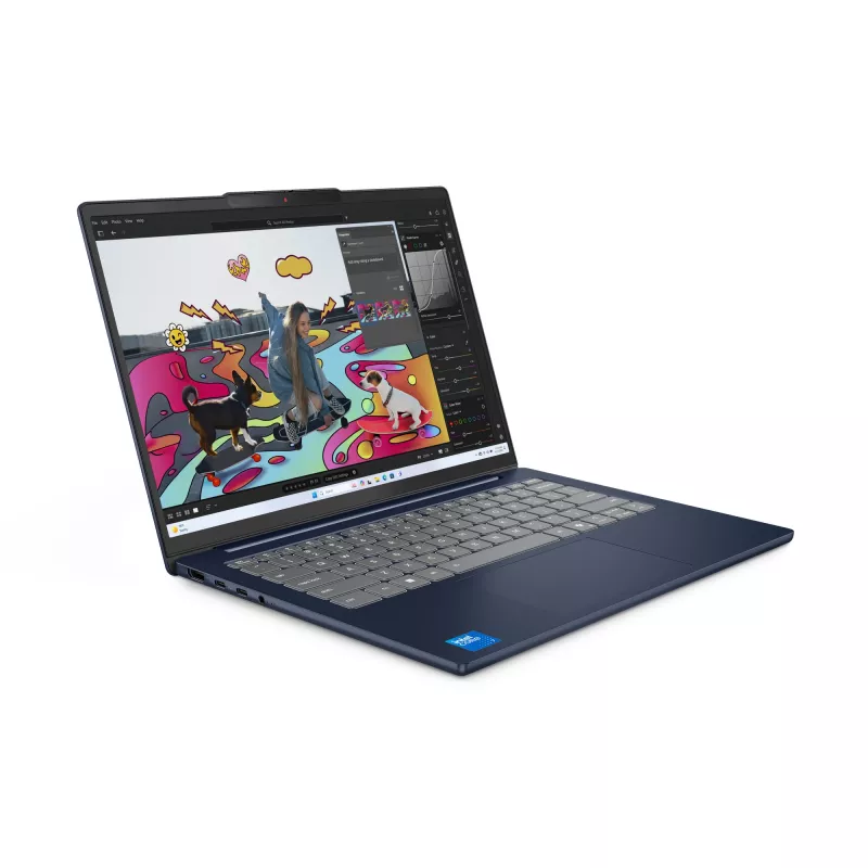 Lenovo IdeaPad cienki 5 14AKP10 Copilot+ PC AMD Ryzen™ AI 5 330 Laptop 35,6 cm (14 cali) WUXGA 16 GB DDR5-SDRAM 512 GB SSD Wi-Fi 7 (802.11be) Windows 11 Home Niemiecki Niebieski