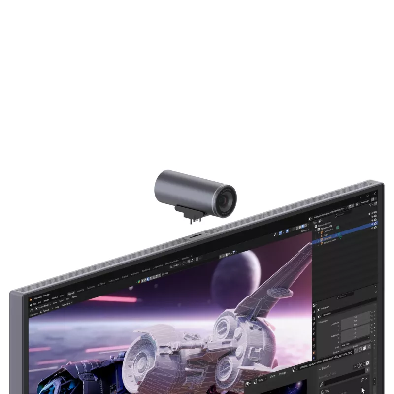 Monitor Lenovo Yoga Pro 27UD-10 — 26,5-calowy QD-OLED 4K (3840×2160), 0,03 ms, hub USB-C, VESA, głośniki, regulacja wysokości, czarny