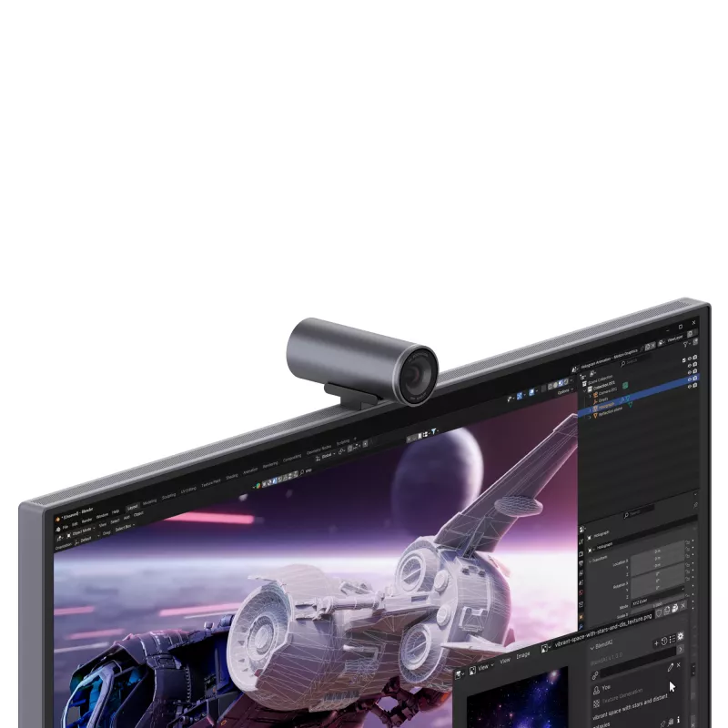 Monitor Lenovo Yoga Pro 27UD-10 — 26,5-calowy QD-OLED 4K (3840×2160), 0,03 ms, hub USB-C, VESA, głośniki, regulacja wysokości, czarny