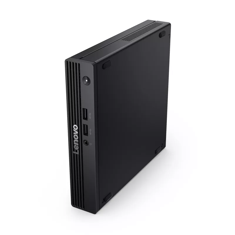 Mini PC Lenovo V100q 13GG Tiny Intel N100, 8 GB RAM DDR5, 256 GB SSD, Wi‑Fi 6, niemiecka klawiatura, czarny