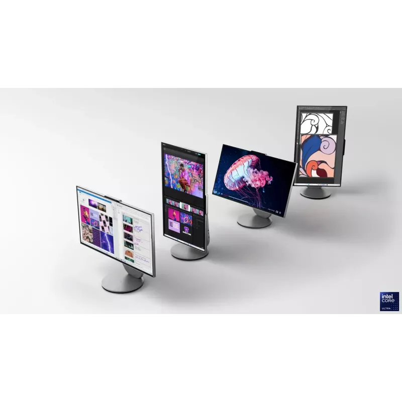 Komputer All-in-One Lenovo Yoga AIO 9 27IAH10 — 27 cali QHD, Intel Core Ultra 7 255H, 16 GB LPDDR5x, 1 TB SSD, Intel Arc 140T, Windows 11 Home