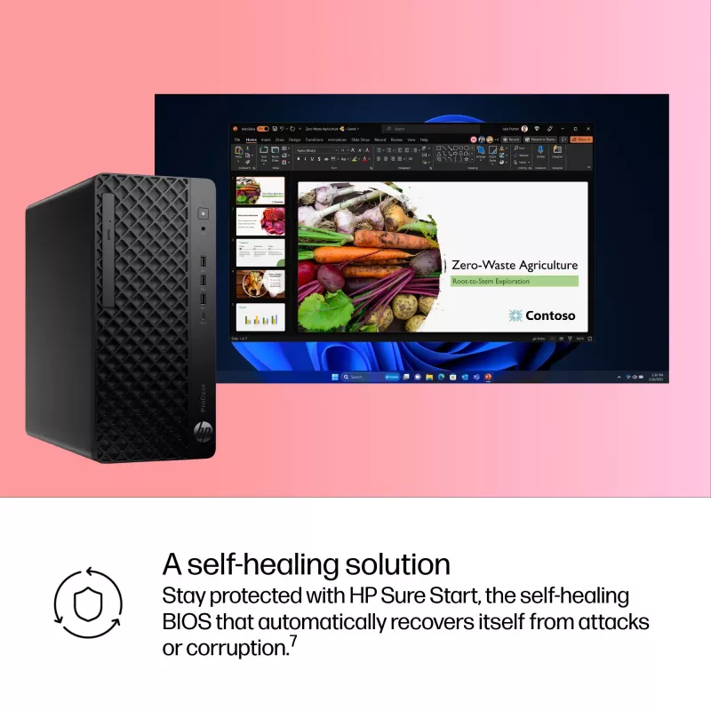 HP ProDesk 4 Tower G1i Desktop AI PC Intel Core Ultra 5 225 16 GB DDR5-SDRAM Windows 11 Pro