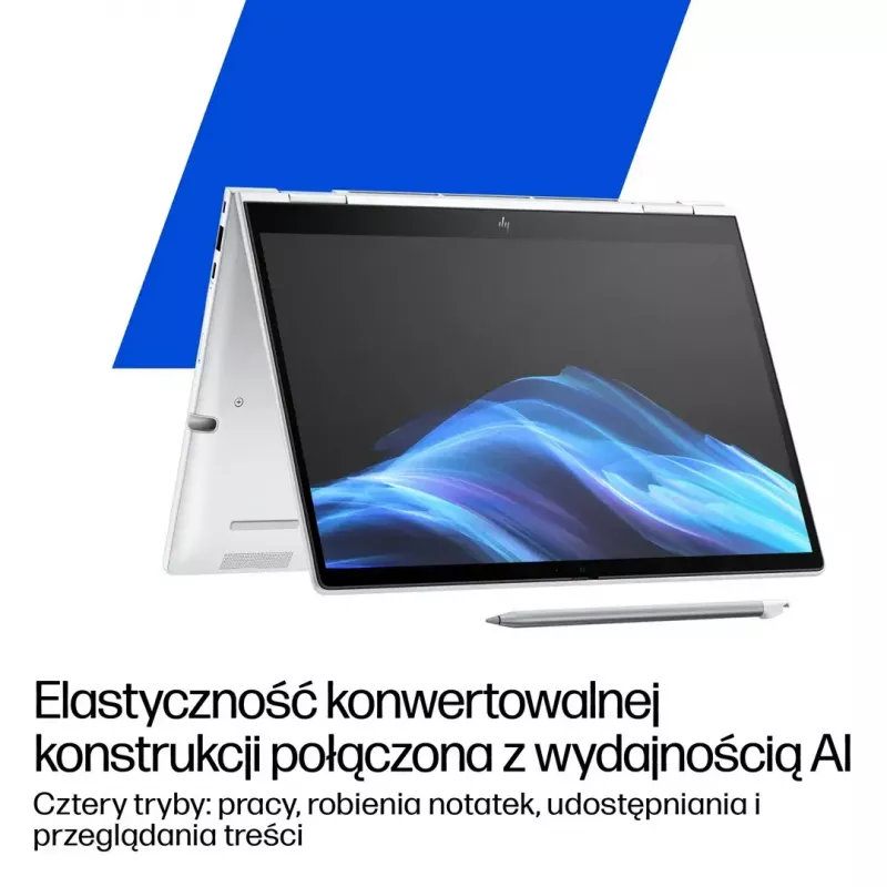 Laptop HP EliteBook 8 Flip G1i 13 Ultra — 13,3-calowy dotykowy WUXGA IPS 400 nitów, Ryzen 7 255U, 32GB LPDDR5x-7500, 1TB SSD, kamera Intel Arc, 62Wh, Windows 11 Pro