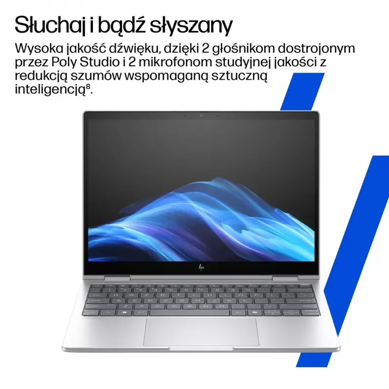 Laptop HP EliteBook 8 Flip G1i 13 Ultra — 13,3-calowy dotykowy WUXGA IPS 400 nitów, Ryzen 7 255U, 32GB LPDDR5x-7500, 1TB SSD, kamera Intel Arc, 62Wh, Windows 11 Pro