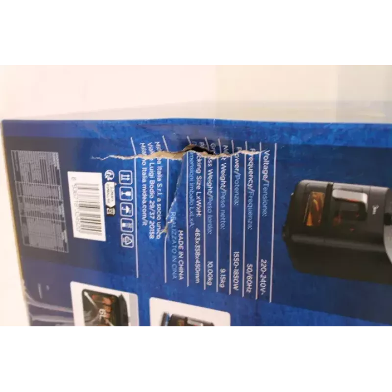 Frytkownica beztłuszczowa Midea MAD1100DADK 1850W o łącznej pojemności 6,4L (kosz 4,4L)