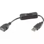 Kabel USB Renkforce RF-3322982 0.25m USB A czarny